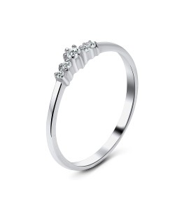 CZ Silver Ring NSR-2412